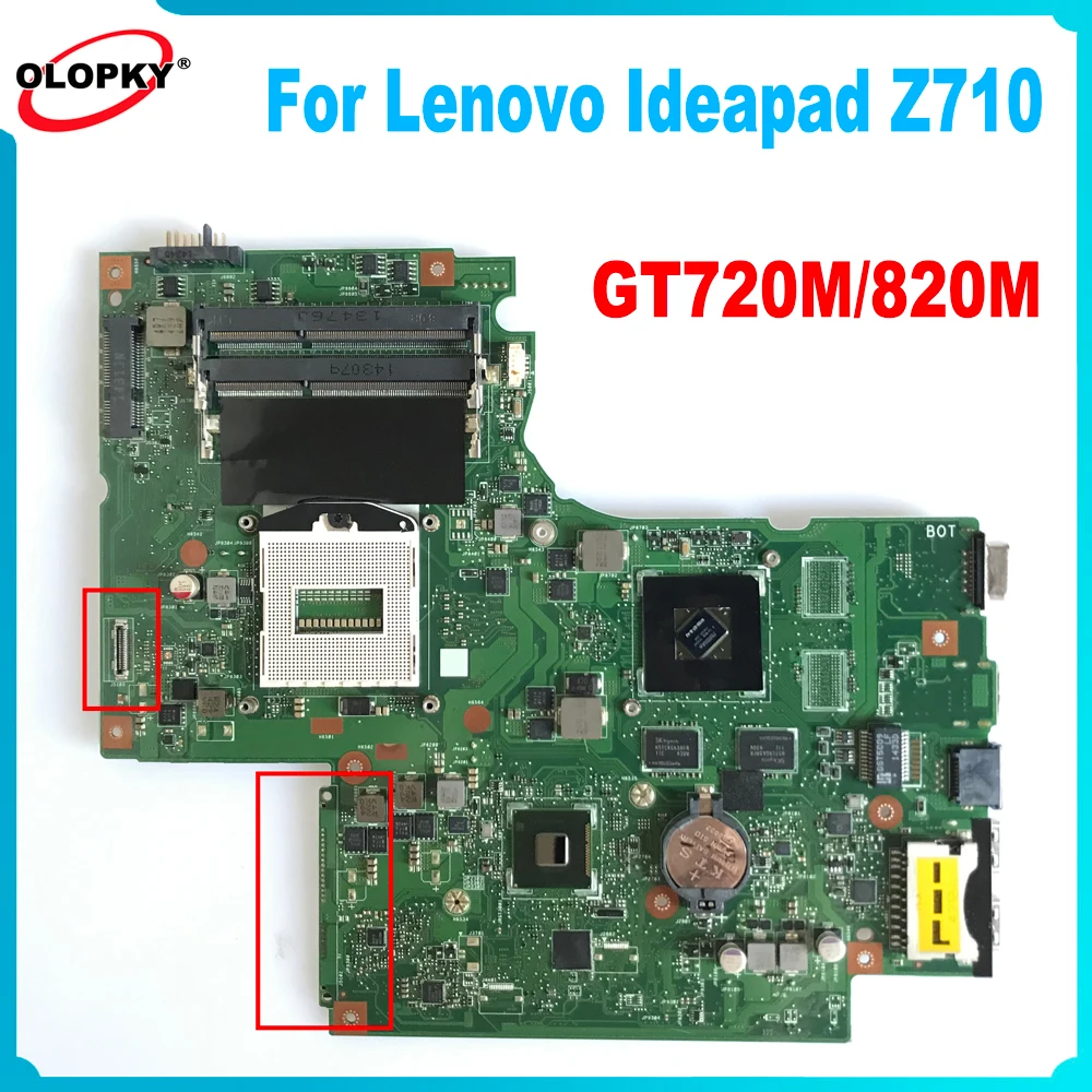 

Материнская плата DUMB02 для ноутбука Lenovo Ideapad Z710, материнская плата с графическим процессором HM86, GT720M/820M, 2 ГБ, 100% тестирование