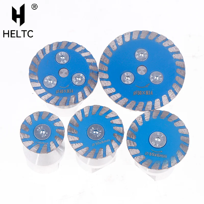 미니 다이아몬드 톱 BIade M14 스레드, 이동식 FIange 터보 커팅 디스크, 화강암 대리석 석재 콘크리트 절단 도구