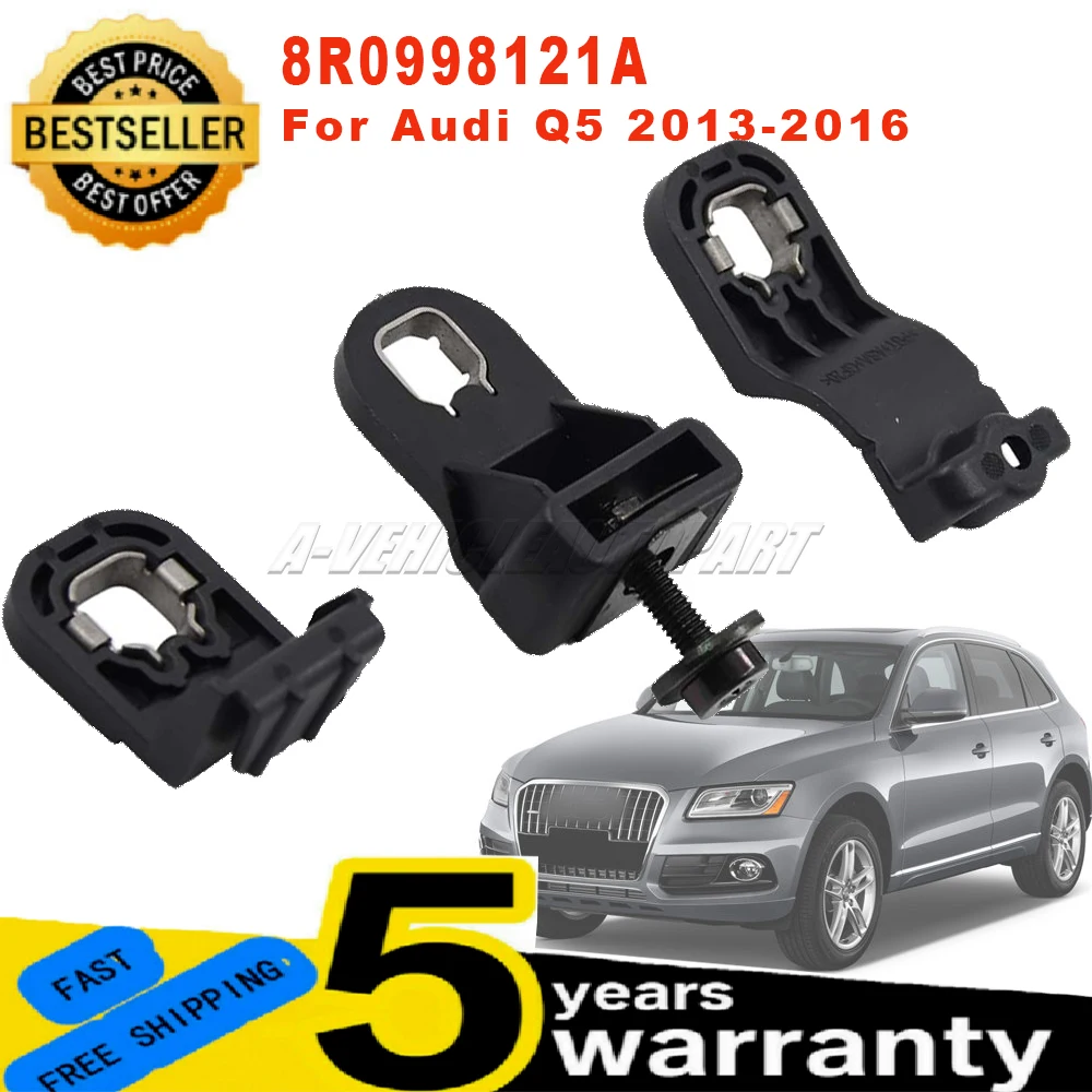 New For Audi Q5 2013-2016 Headlight Repair Kit Bracket Car Headlight Protection Ring Repair Parts 8R0998121A 8R0 998 121A 3pcs