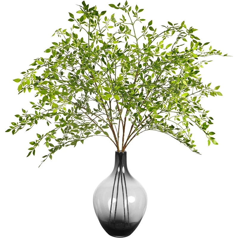 Artificial Green Plant 110CM Fake Eucalyptus Leaf Flowers Bouquet Wedding Decoration for Home Room Decor Arrangement Accessories