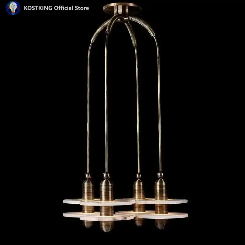 Minimalist Designer Modeling Light Creative Anomalous Restaurant Duplex Chandelier Creative Personality Art Shop Commercial