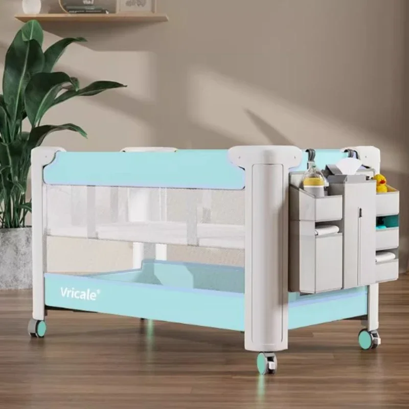 سرير أطفال أوروبي حديث أنيق ياباني خفيف فاخر سرير أطفال Comferter متعدد الوظائف فاخر أثاث غرفة المعيشة كاما #1