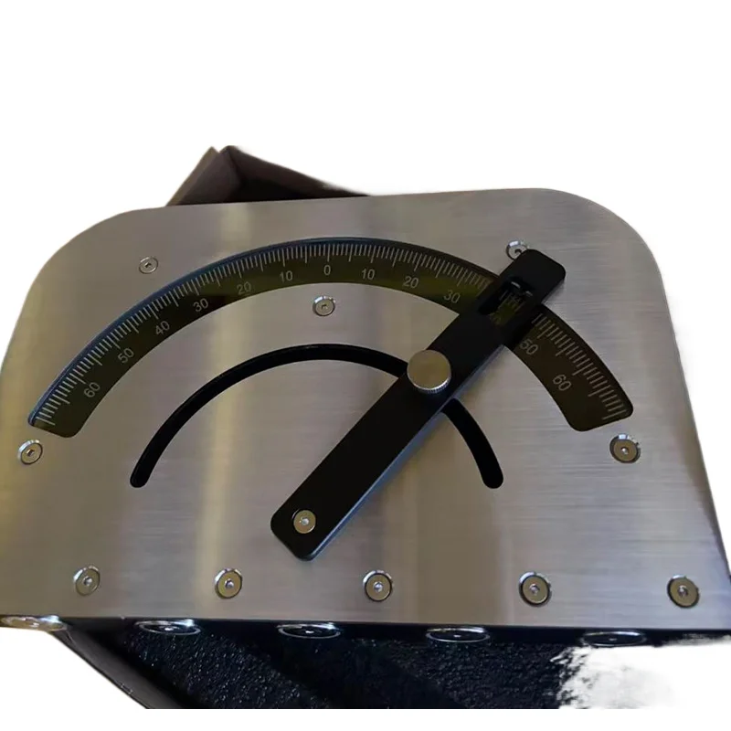 Magnetic metal positioning angle adjuster for bending machine