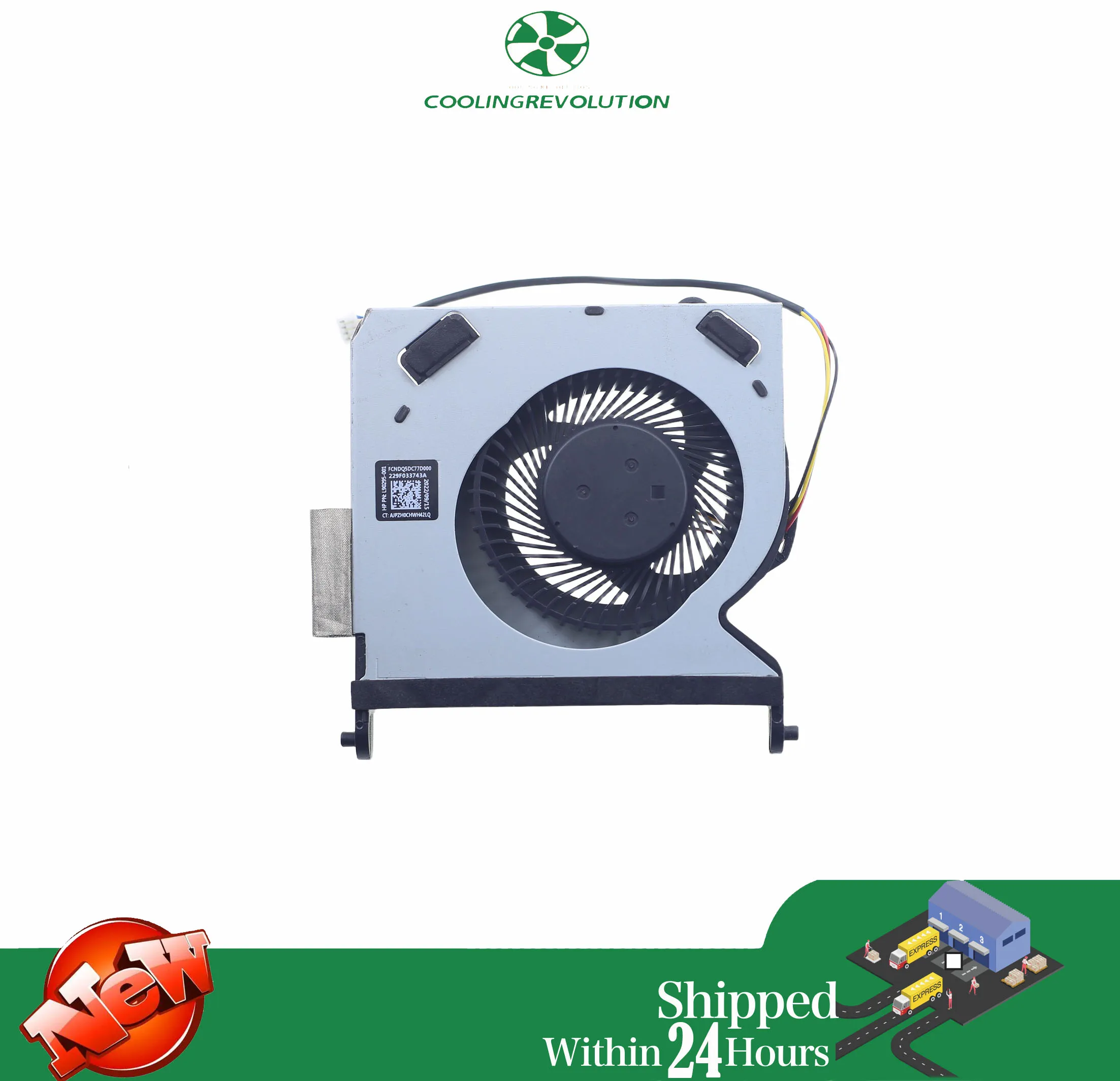Laptop Cooling Fan for EliteDesk 400 G6 Air Cooled Fan DFS200912IE0T 4PIN 206W102453A L90295-001 image 3