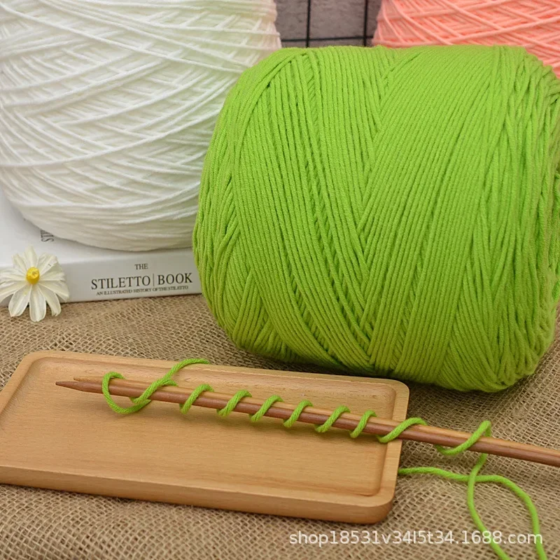 Pistolet à touffeter en laine 1000g, tapis fait à la main, broderie, 8 brins de laine en tube de coton au lait
