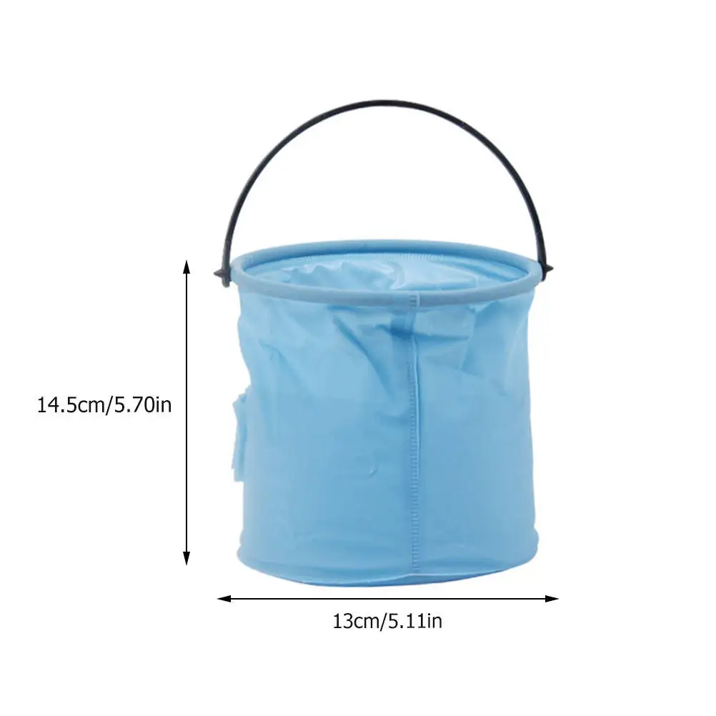 4Pcs Portable Foldable Brush Washing Bucket Rubber Painting Brush Washer Holder Ideal for Camping Outdoor Art Wash Pen Bucket view 4
