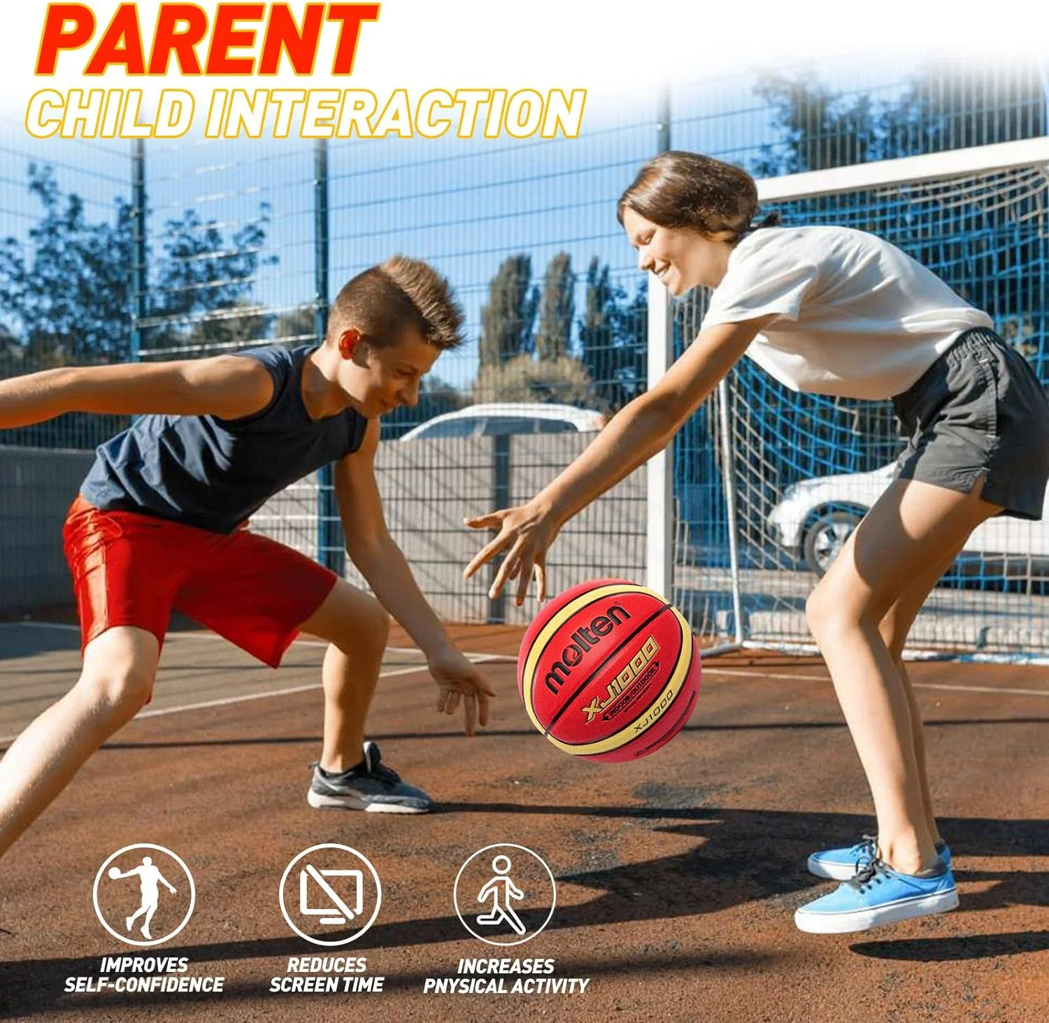 Баскетбольный мяч Molten XJ1000, размер 6, 7, износостойкий баскетбольный мяч из искусственной кожи для тренировок в помещении и на открытом воздухе