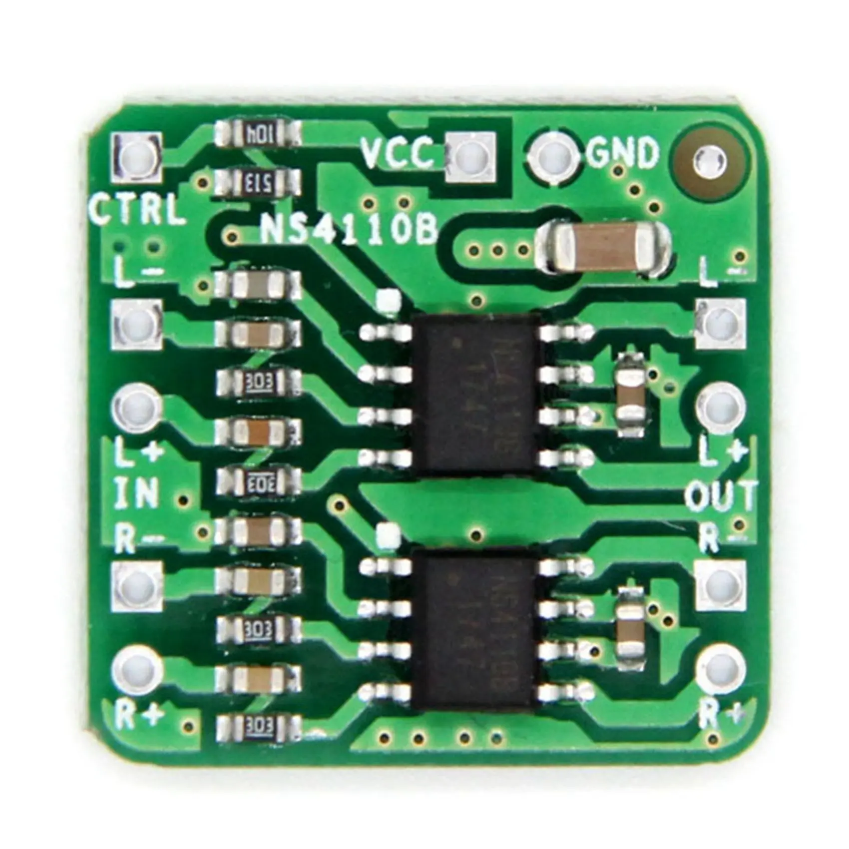 Differential Amplifier Board 2X18W Digital Class D/AB NS4110B Voltage 6-14V Audio Power Amplifier