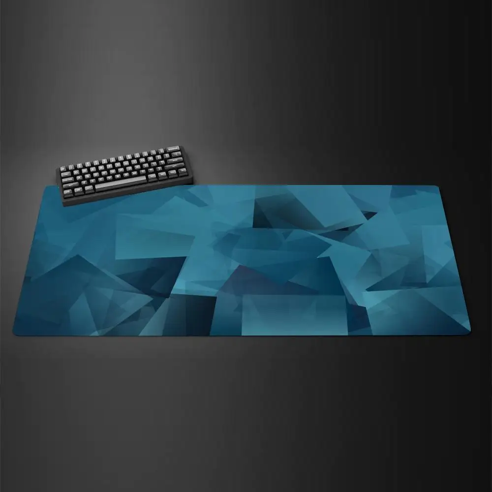 Geometric Pattern Mouse Pad Large Rubber Base Non-slip PC Desk Accessories Mousepad for Office and Gamer Keyboard Mats Decor Mat