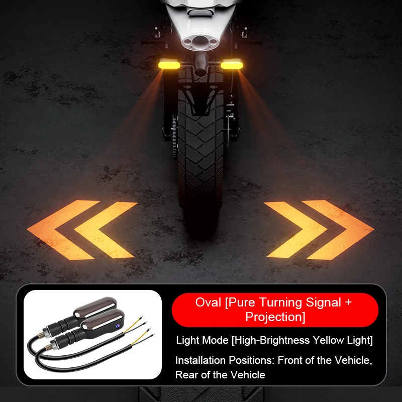 جديد 27 طرق دراجة نارية LED بدوره مصباح إشارة اللون مصباح إسقاط متتابعة تتدفق فلاش مؤشرات أضواء تشغيل ضوء DRL #6