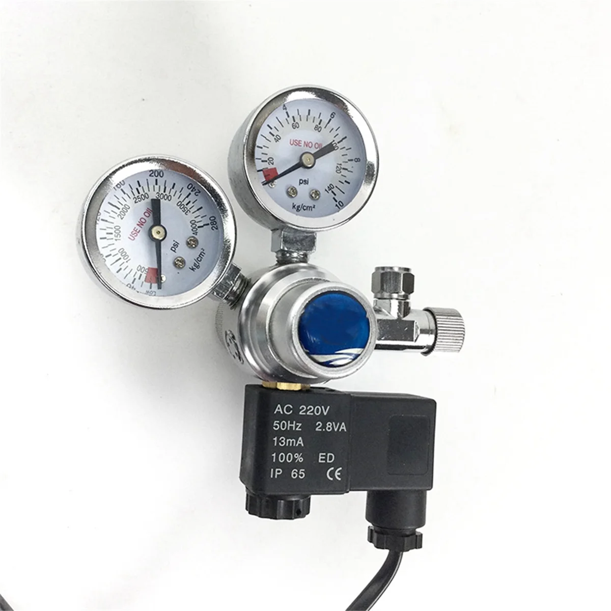 

AA98 Single Stage Large Gauge CO2 Regulator Aquarium Accessories Fish Tank Aquarium Bubble Counter EU Plug