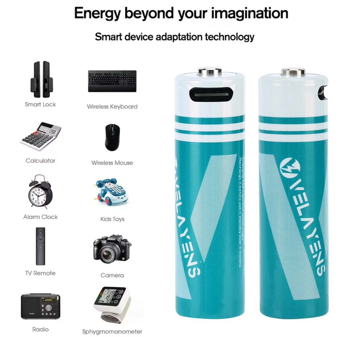 Full 1.5V Aa 2200Ma…