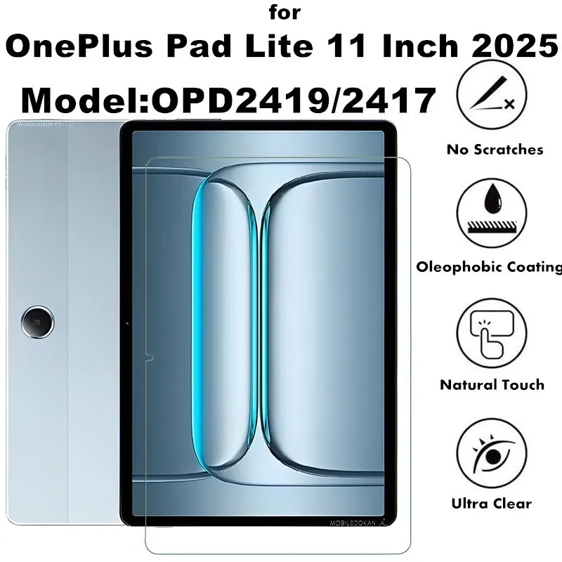 

for OnePlus One Plus Pad Lite 11 Inch 2025 OPD2419 OPD2417 Tablet Tempered Glass Scratch Resistant Screen Protector