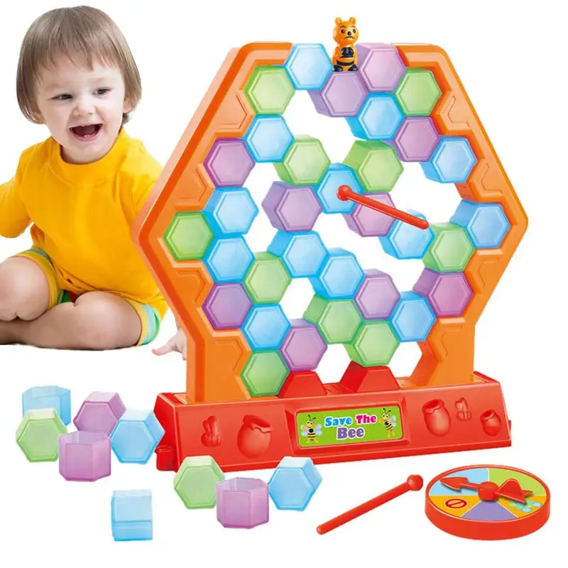 Save The Bees Game Break Bricks Game With Colored Blocks Indoor Activity For Children Colored Blocks Break Bricks Game Fun And