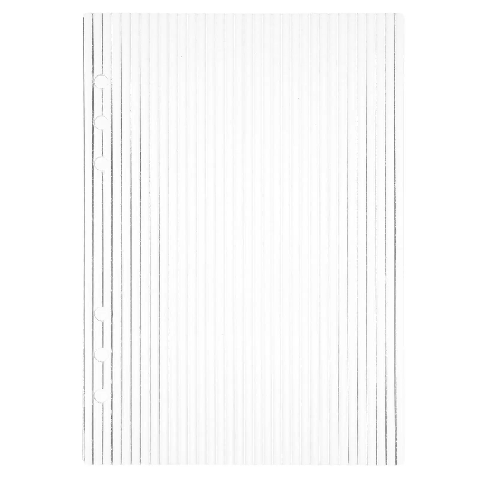 Acrylic Binder Cover 6- A5 Size for Journal Notepad Planner Travel Budget Organizer School Financial Documents Stylish