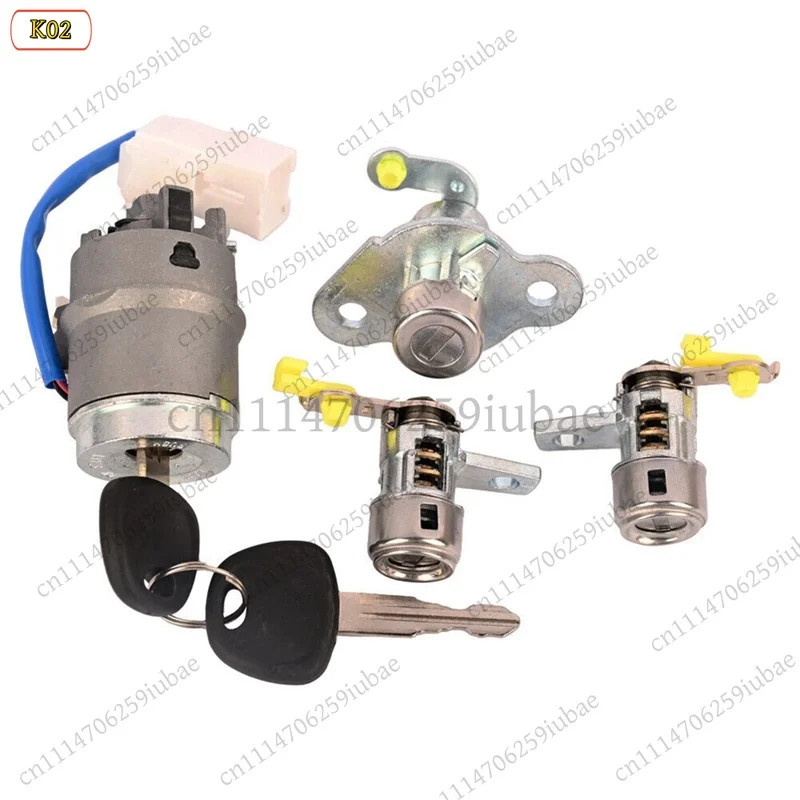 BK_Ignition Lock Cylinder Barrel + Door Lock OE 81905‑1E000 81920‑1EA00 For ACCENT 2006‑2011 Car Replacement Accessories