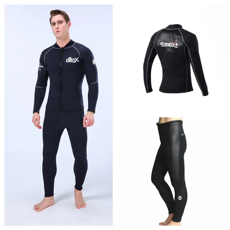 

Unisex 2mm Neoprene Wetsuit Jacket 3mm Diving Pants Men Short Swimming Wetsuit Spearfishing Snorkeling Windsurf Diving Equipment