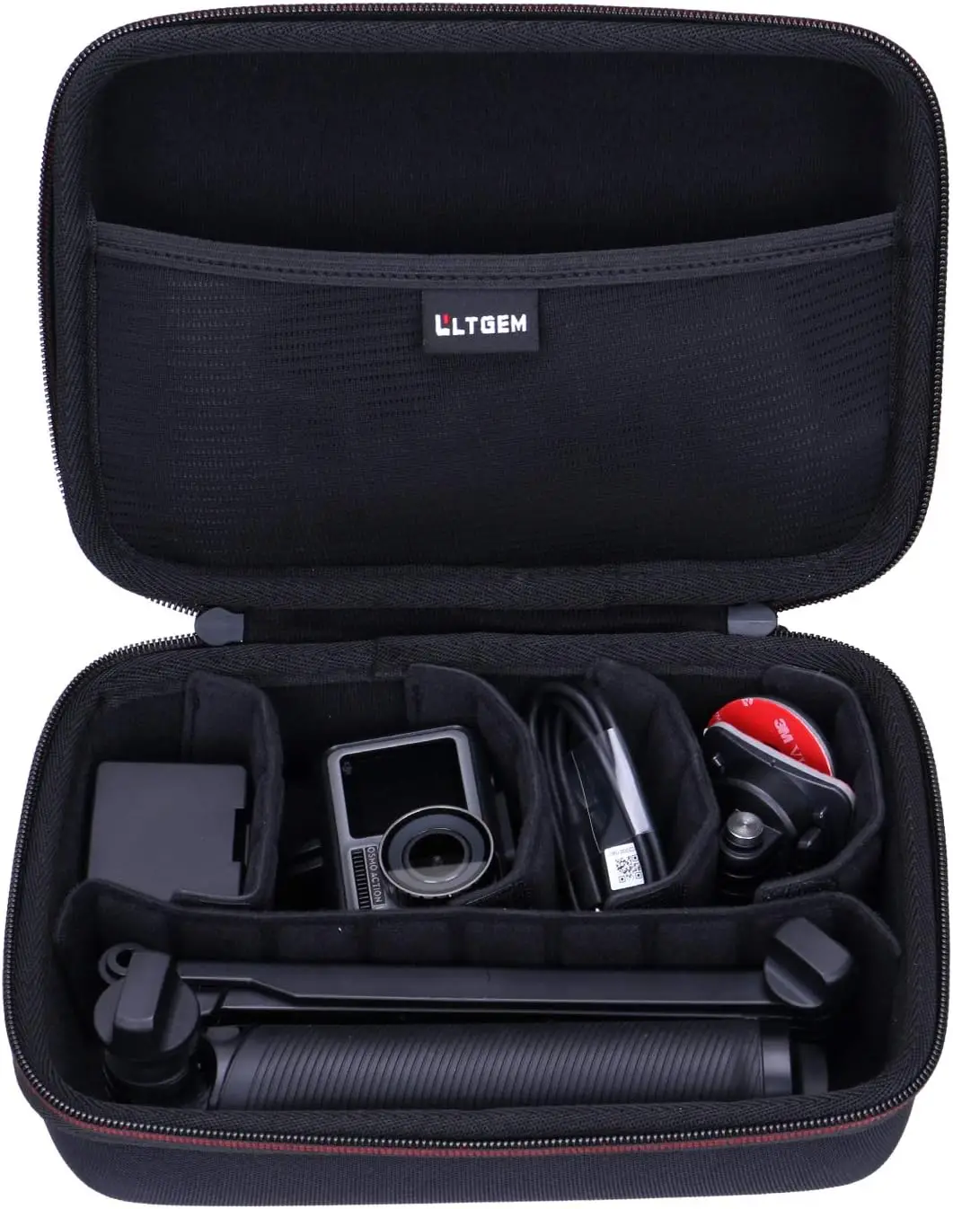 LTGEM EVA Hard Case for GoPro Hero Series or DJI Osmo Action 4/3/2/Action Camera Cover Travel Storage Bag(Bag only!!)