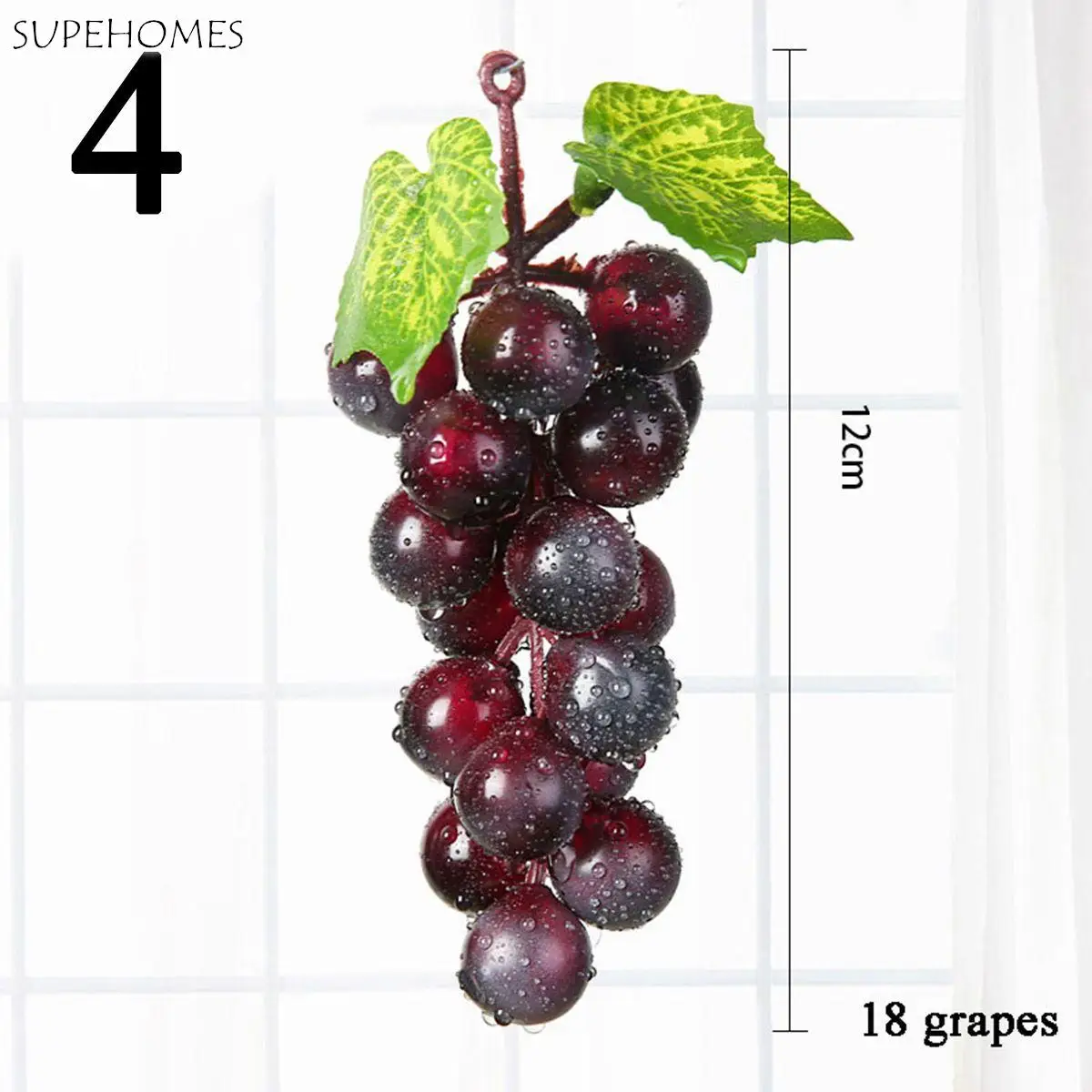 

Mini Garden Plastic Decorative Wedding Simulation Home Decor Grapes Artificial Fruit