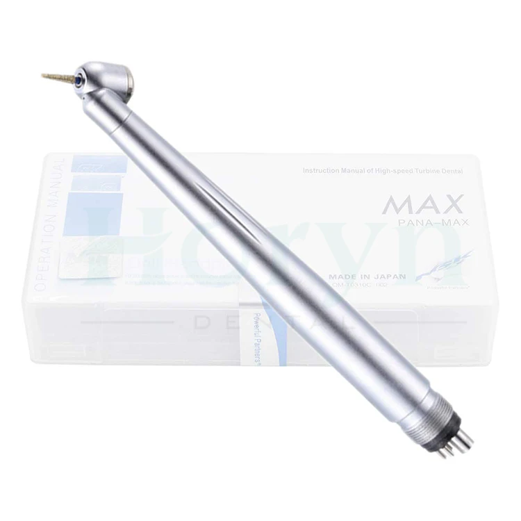 den tal High Speed 45 Degree With LED High Speed Handpiece Standard Head Push Button