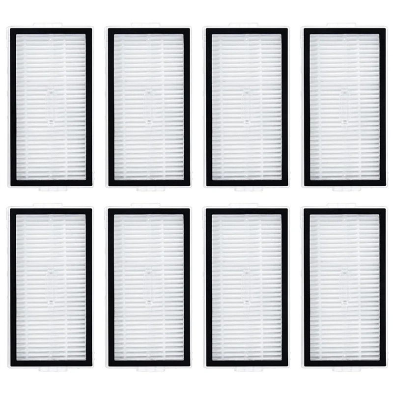UNCL 8 عبوات من فلتر HEPA البديل لملحقات المكنسة الكهربائية Roborock Saros 10R