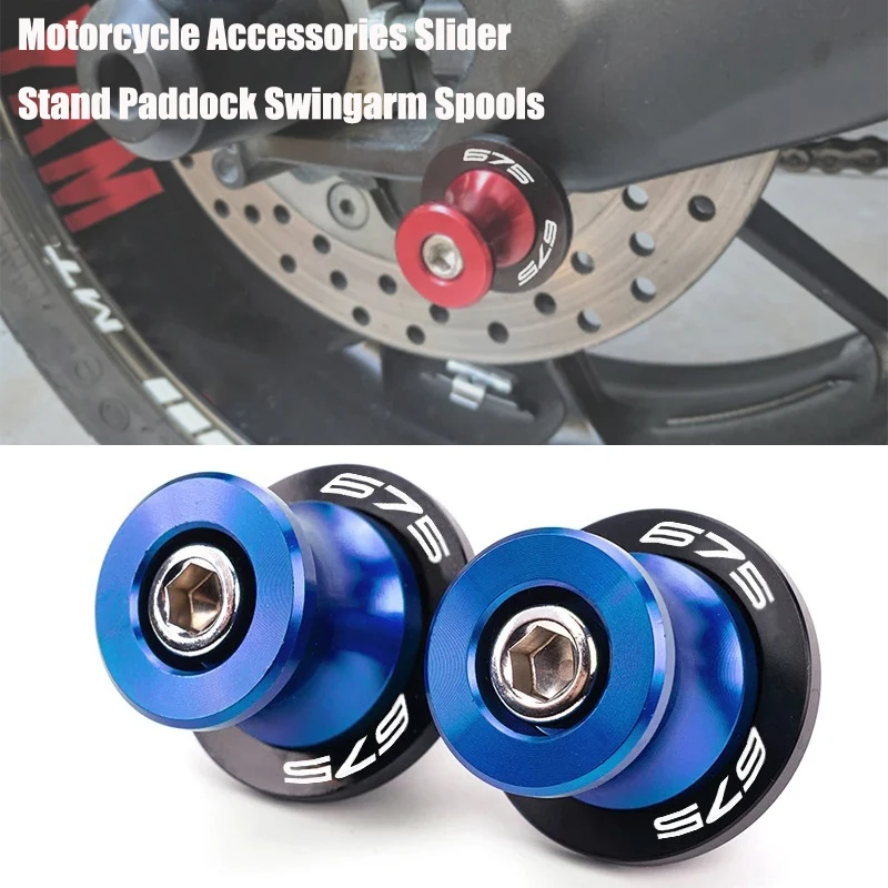 

For CFMOTO 675 SR-R SR SS NK 450 MT NK SR-S Motorcycle Accessories Slider Stand Paddock Swingarm Spools 675SR 675NK 450MT 450SR