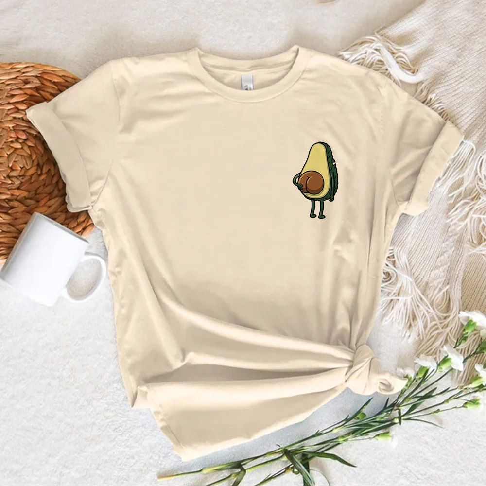 Avocado tshirt women Japanese funny summer t shirt female streetwear y2k clothing