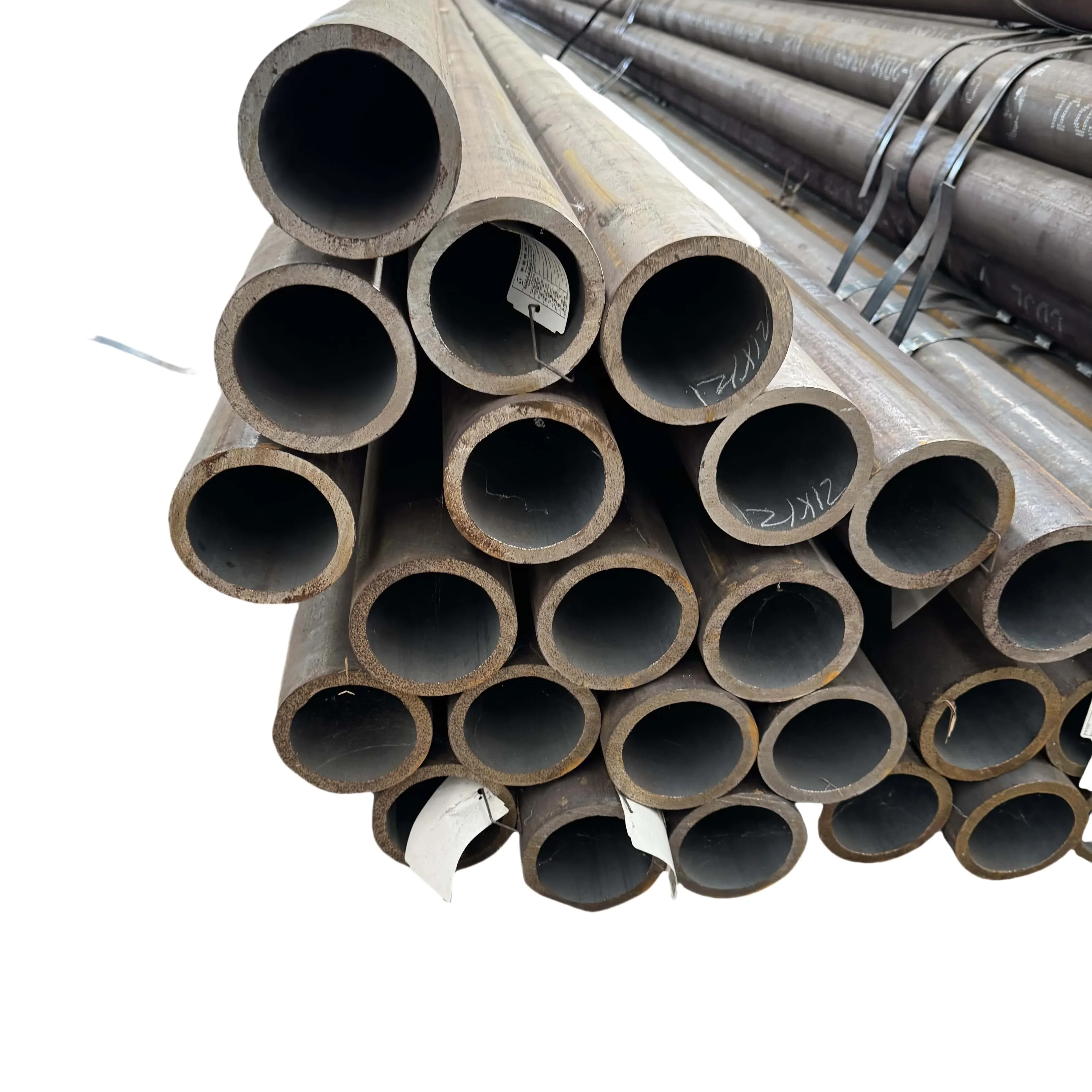 ท่อเหล็กคาร์บอนไร้รอยต่อ ERW สำหรับดับเพลิงความแม่นยำสูง ขนาด 12 นิ้ว ยาว 6 เมตร แบบ SCH 40 60 80