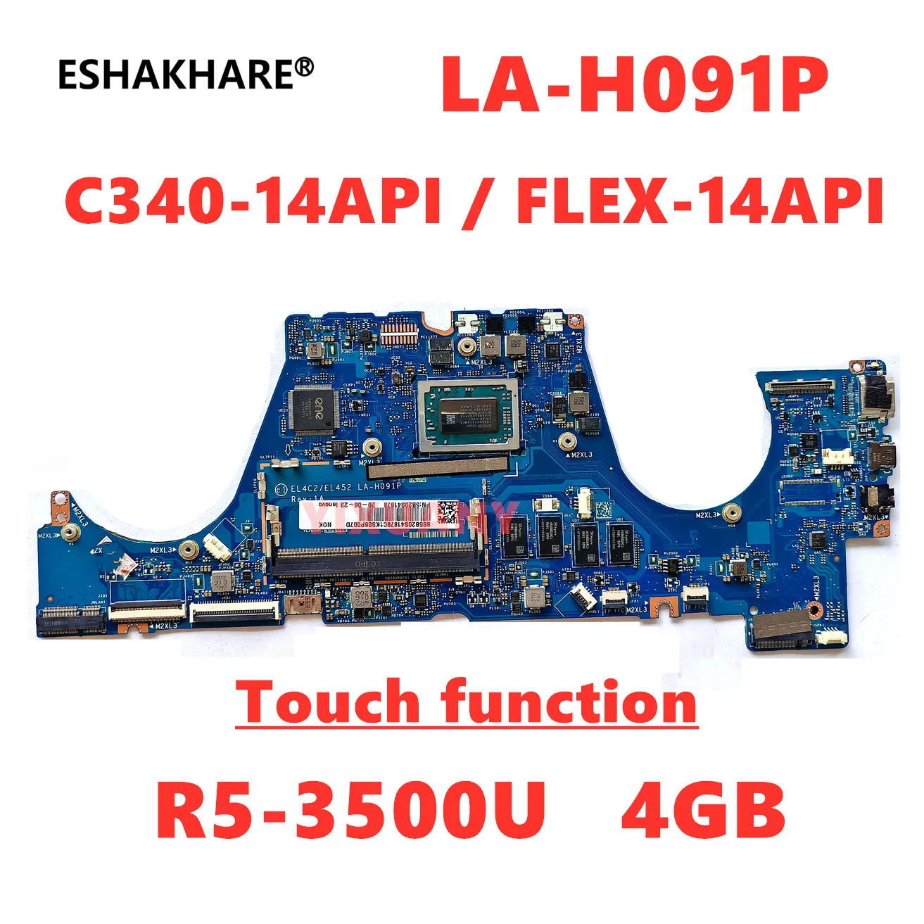 laptop motherboard para lenovo ideapad cpu ram 4gb trabalho 100 testado lenovo c34014api flexx 14api s540 14api la h091p com r3 r5 r7 01