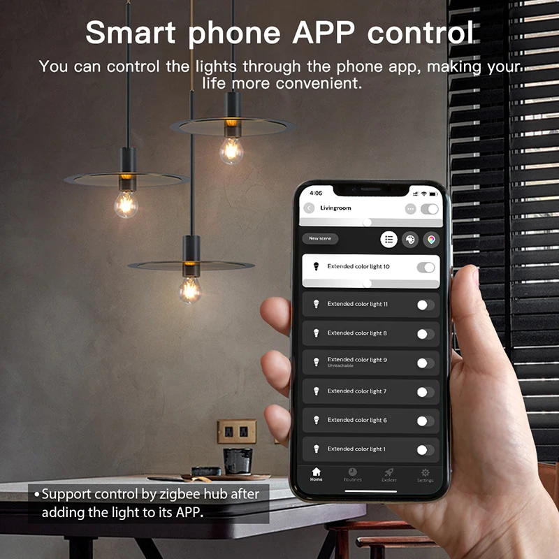 GLEDOPTO ZigBee3.0 Triac AC Dimmer Ultra Mini LED Dimmable Push Switch App Voice Control Hu/e Tuya Alexa SmartThings