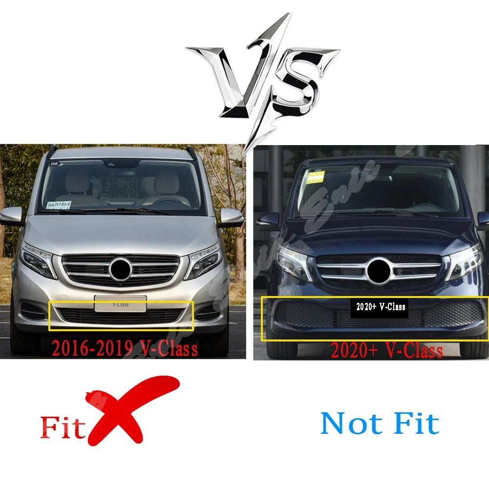Front Racing Facelift Grille Upper Grill For Mercedez-Benz V-Class W447 V220d V250d V260L 2016 2017 2018 2019 Maybach Style