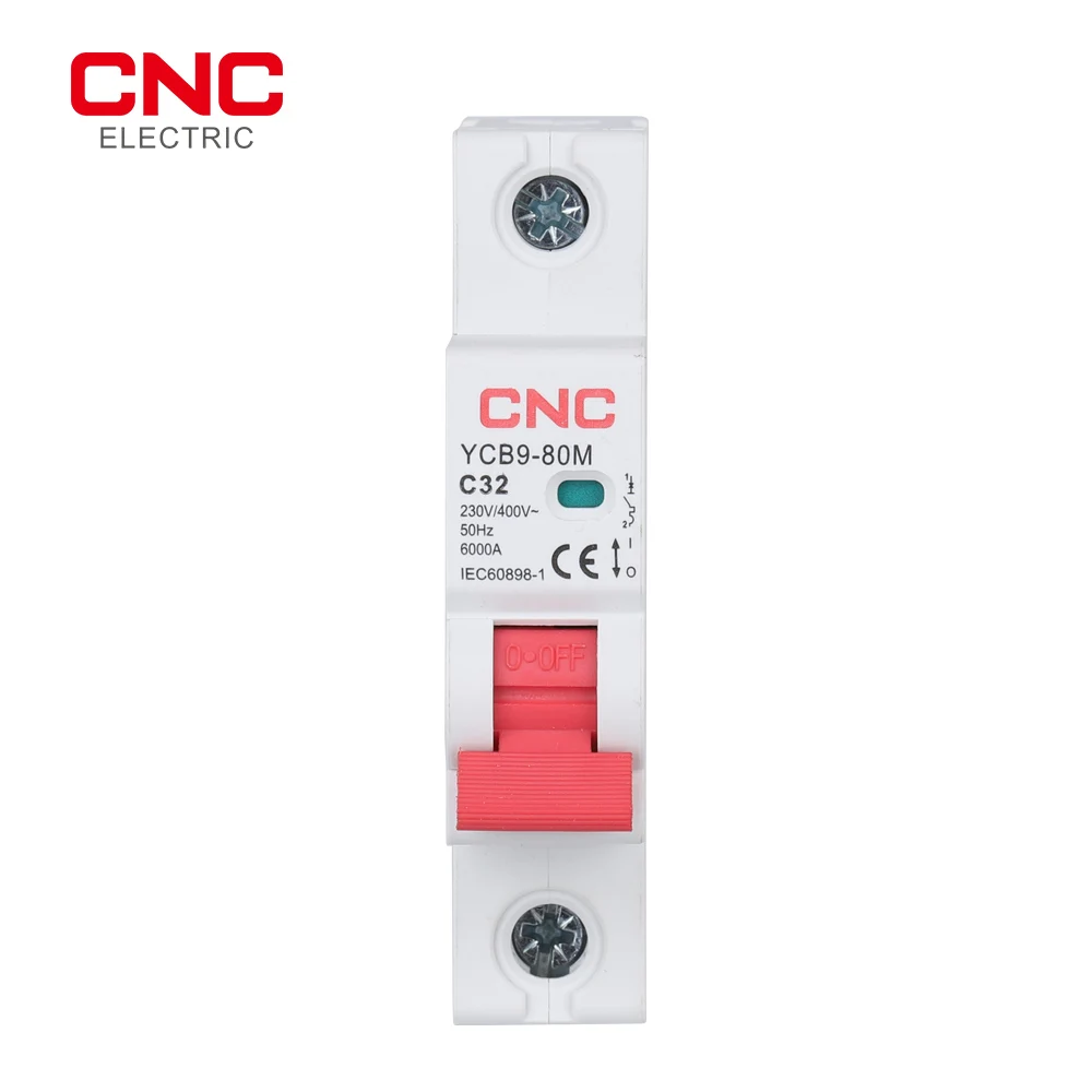 

Автоматический выключатель CNC MCB 1P/2P/3P/4P 50/60 Гц, миниатюрный автоматический выключатель 6/10/16/20/25/32/40/50/63/80 А