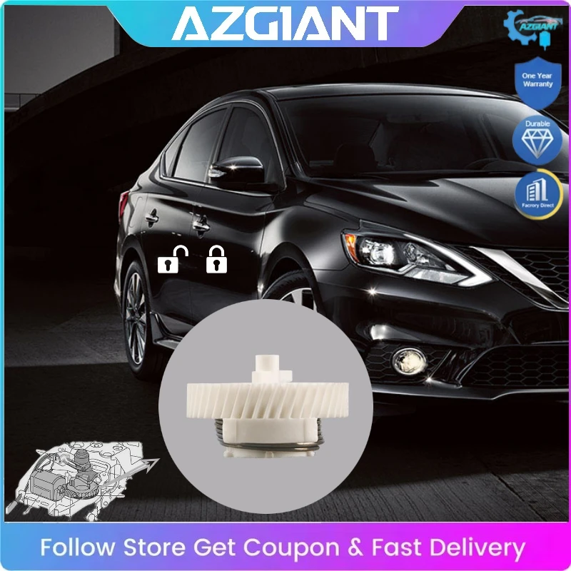 

AZGIANT for 2007-2012 Nissan Sentra Door Lock Actuator Repair Kit Inner Gear 4-DOOR Universal Replace Automotive DIY Enthusiast