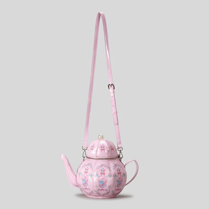 Borsa a tracolla teiera con catena di perle per borse a tracolla da donna Borsa e borsette Borse di design di lusso Borsa da pranzo Coумка Ж Dönusen 	 bolso