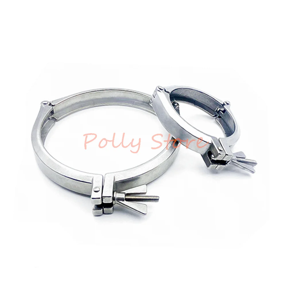 1PC KF vacuum 304 stainless steel chain clamp Three-section chain clamp KF63 / 80/100/160
