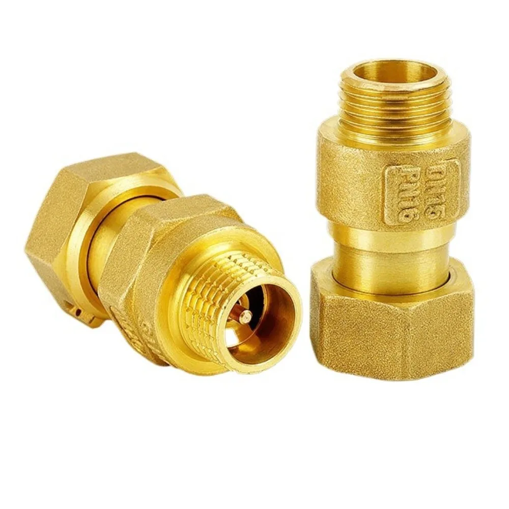 Vanne de retenue en laiton DN15/20/25 BSP pour usage domestique, pour conduites d'eau d'entrée de compteur d'eau de 15 mm, vanne unidirectionnelle anti-retour dédiée