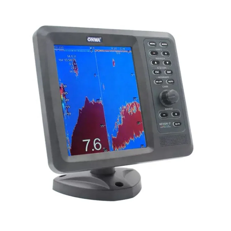 Marine 7 Inches Sonar Fish Finer Echo Sounder For Fishing