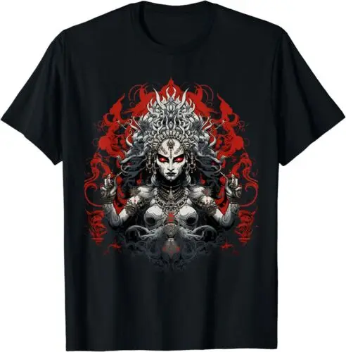  Kali Goddess of Death Time and Doomsday Hindu God Occult Shirt S-5xl