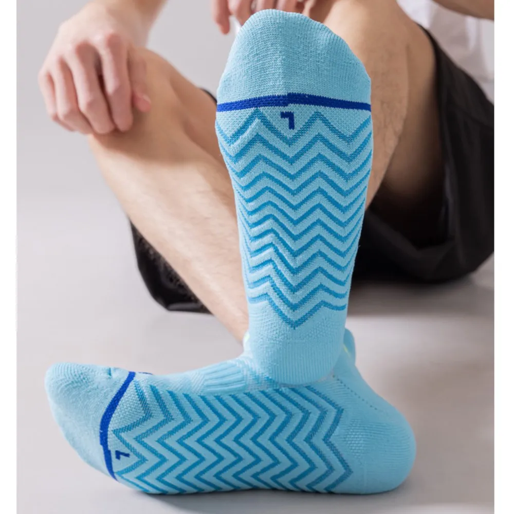 Sock Leisure Ankle Crew Fuzzy Professional Marathon Running Men Women Thickened Towel Soles Short quick-drying Processing 7W80