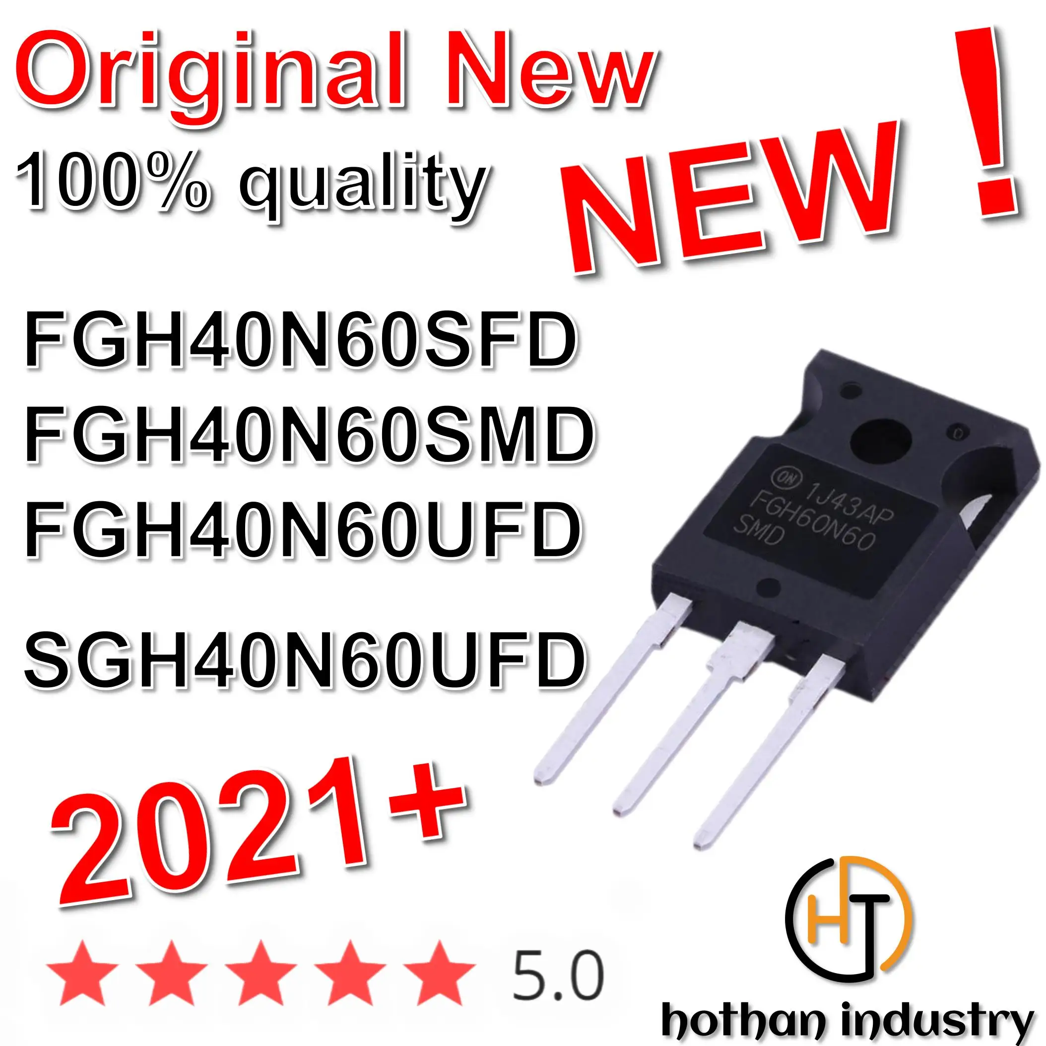 [10PCS]hothan 2021+ FGH40N60SFD FGH40N60SMD FGH40N60U TO-247 IGBT IGBTTransistor Imported 100% New  Original Chip Good