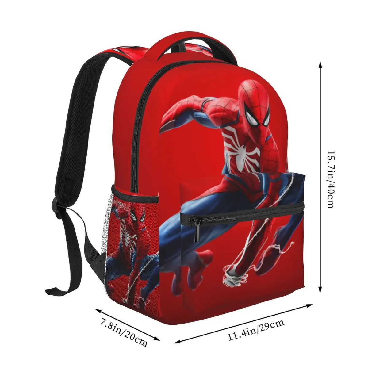 Spider Man For Girls Boys Large Capacity Student Backpack Lightweight waterproof Backpack 17inch