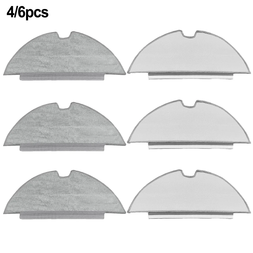 

4/6 шт. тряпки для мытья для RoboVac L35, для Hybrid/L35, для гибридной + вакуумной уборки, Сменные аксессуары для домашней уборки