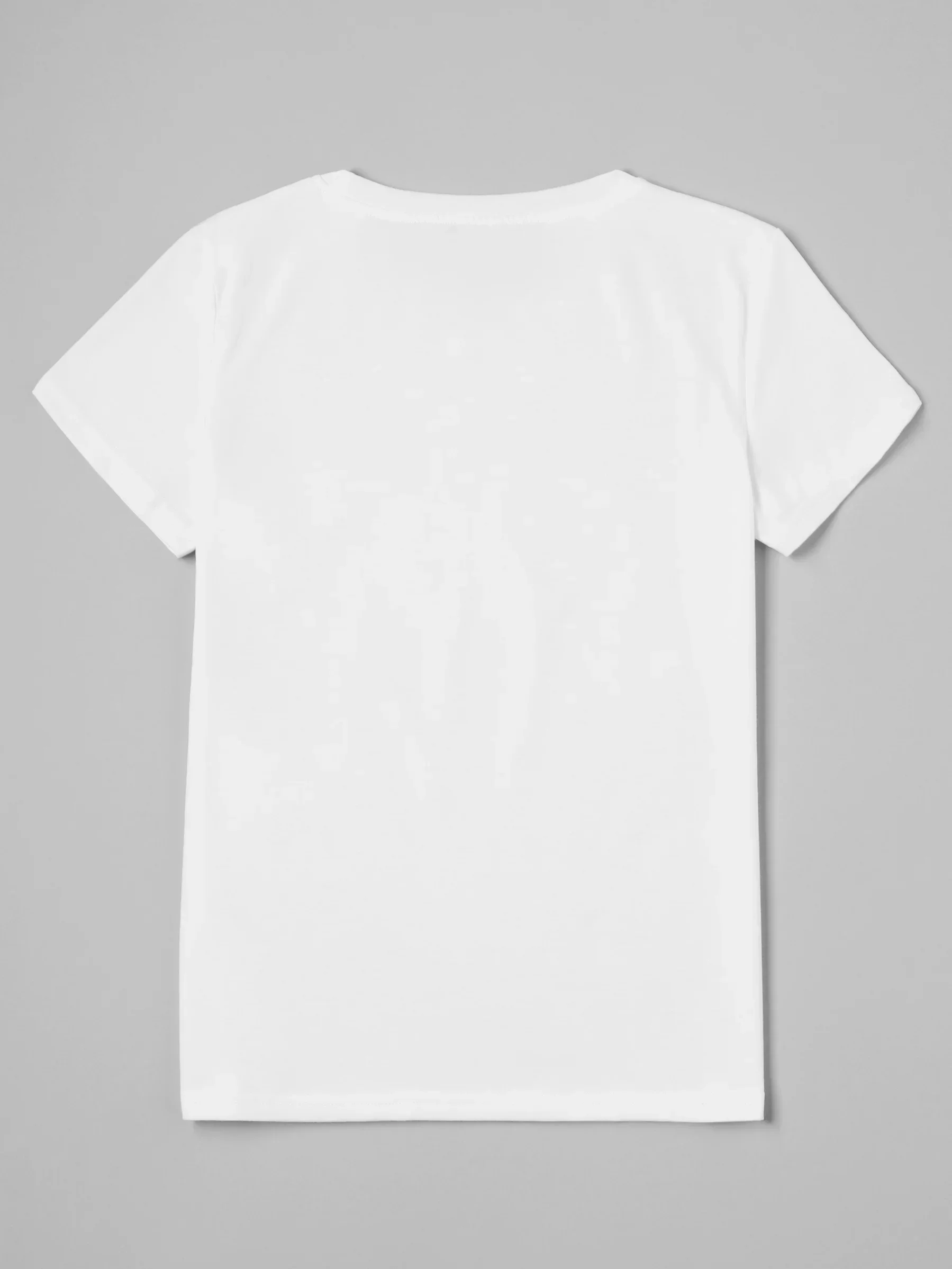 T-shirt décontracté à manches courtes et col rond pour femmes, T-shirt imprimé coeurs, vêtements d'été, vêtements vintage en coton, 2024