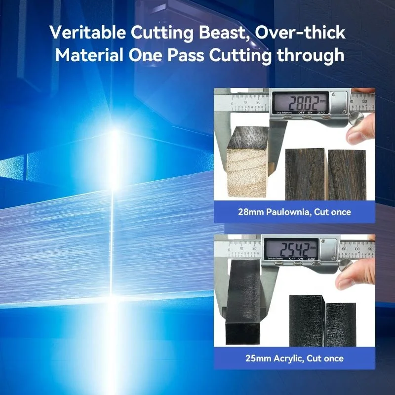 مخرج ليزر A70 X70PRO بقدرة 360 وات عالي الأداء بقدرة 70 وات مع آلات قطع الخشب بالليزر الثابتة الأوتوماتيكية بمساعدة الهواء