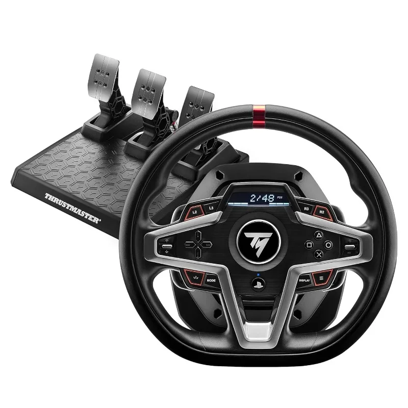 

T248P, Racing Wheel and Magnetic Pedals, HYBRID DRIVE, Magnetic Paddle Shifters, Dynamic Force Feedback