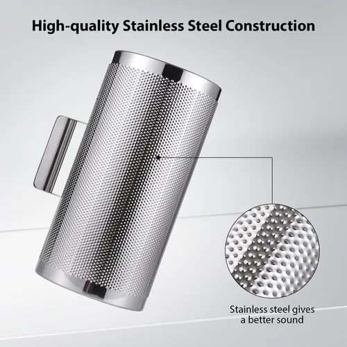 Imagen 2 del producto Instrumento Guiro de acero inoxidable de 12 pulgadas con raspador, agitador Guiro, instrumento de percusión latina, herramienta de entrenamiento Guiro para Jazz