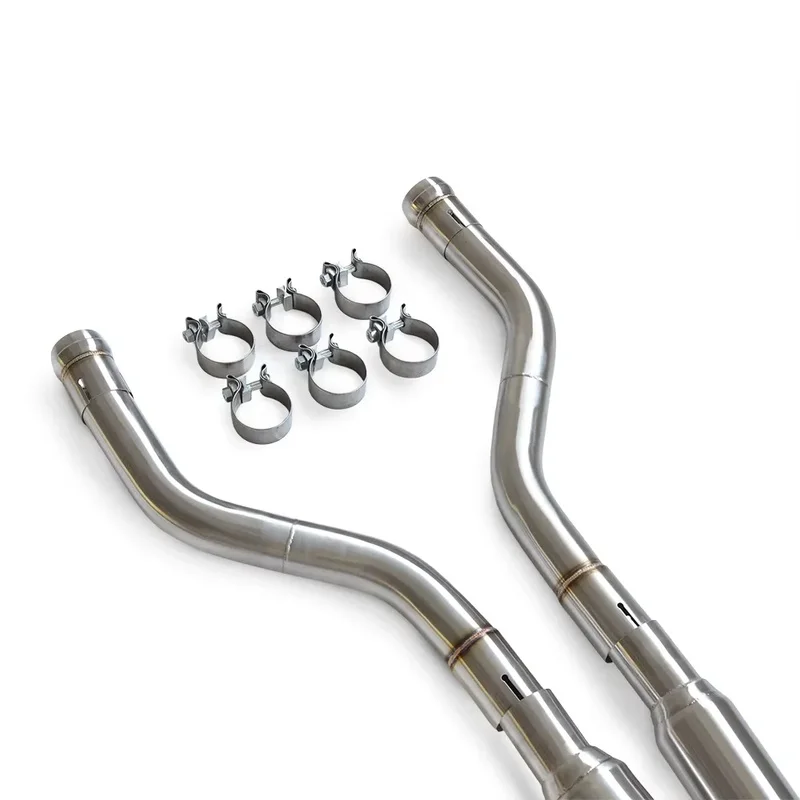 High Flow Medium Performance Resonant Tube Muffler M3 E90/E92/E93 4.0L 2007-2013 Stainless Exhaust Pipe