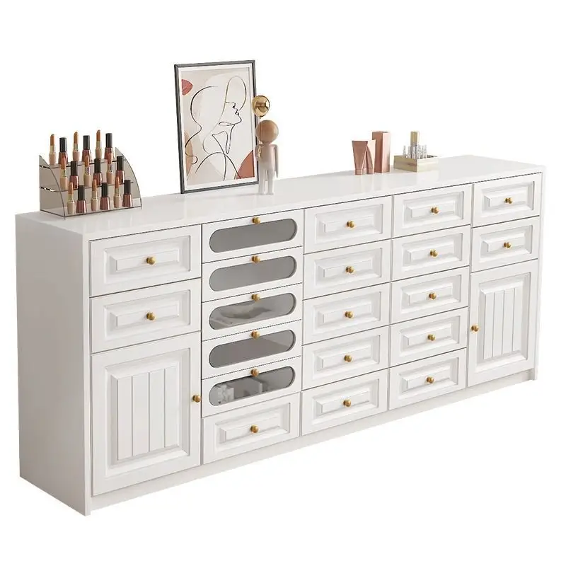YFY manicure cabinet storage cabinet nail polish locker drawer type nail glue oil floor nail polish swatch side wall
