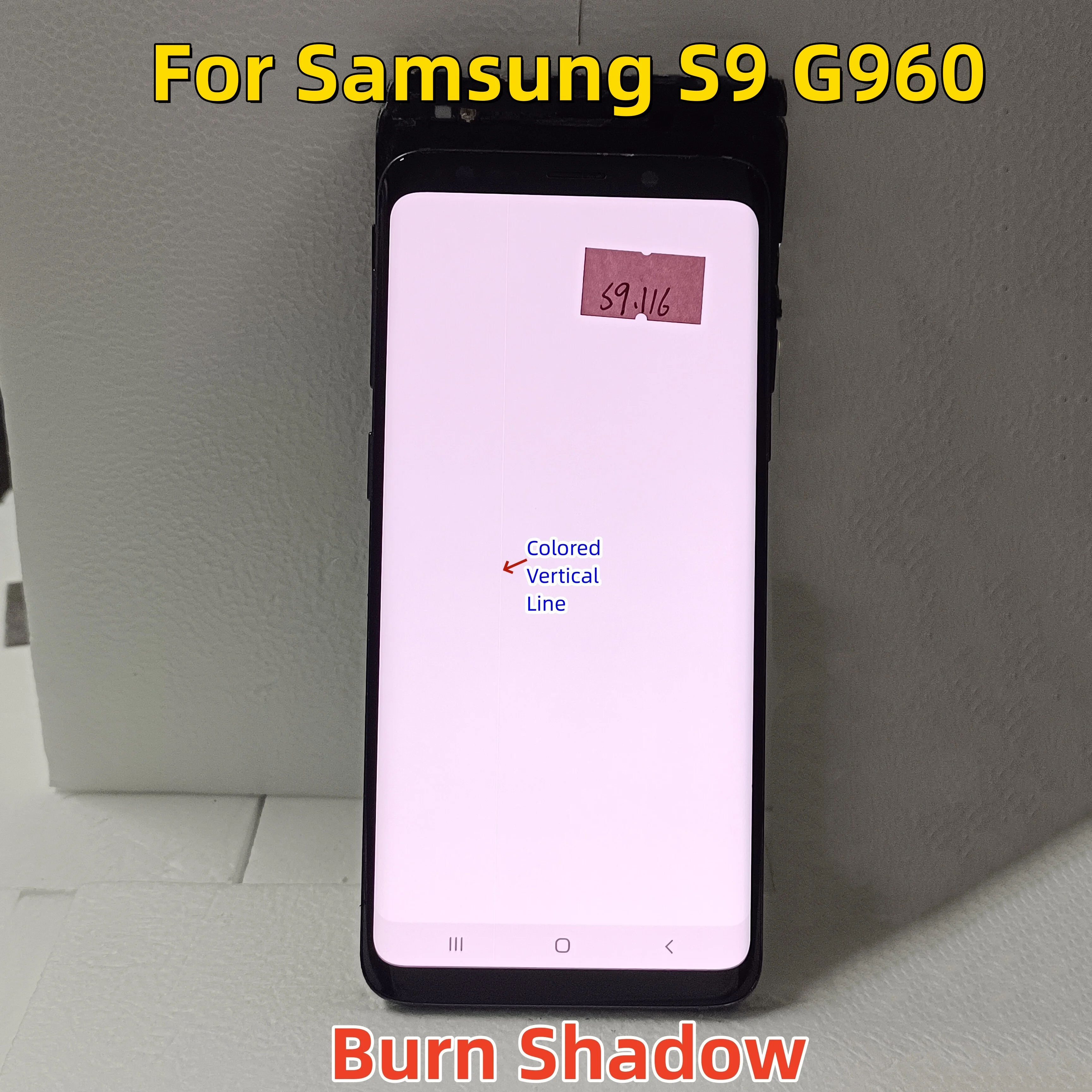 

5.8" Super Amoled S9 Lcd For Samsung Galaxy S9 G960 G960u G960f Lcd Display Touch Screen Digitizer Assembly Replacement