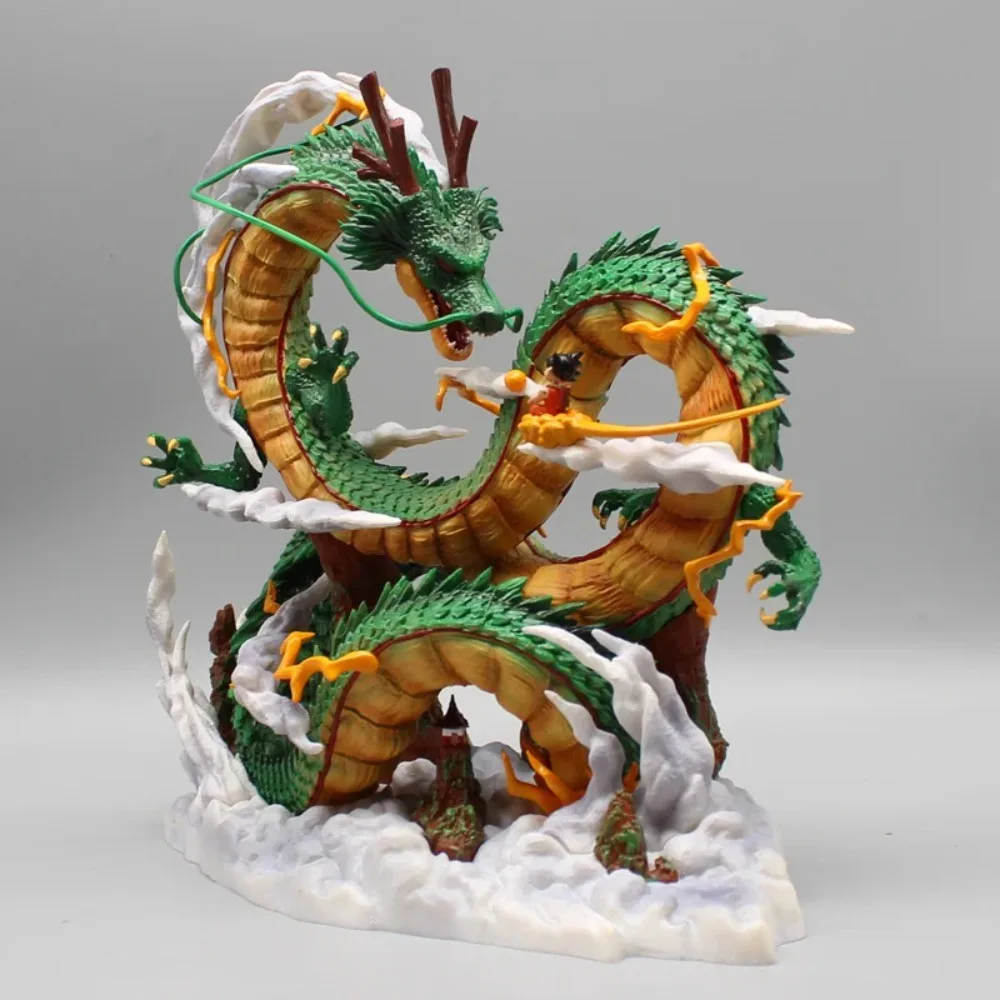 22cm/8.66in Dragon Ball Anime Figure Shenron Figure Goku And Shenron Figurine Pvc Statue Collection Model Decoration Toys Gifts image 6